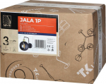 Valgusti seinale Orno Jala, E27, 1 x 15 W, must v.
