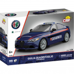 Konstruktor Cobi Alfa Romeo Giulia Quadrifoglio Carabinieri 24654, 99 tk, sinine v.