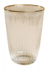 Klaaside komplekt Hermia Splendid, klaas, 0.395 l, 4 tk, kuld v.