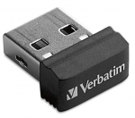 USB m&auml;lupulk Verbatim Store 'n' Stay Nano, must v., 32 GB