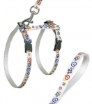 Kassi rakmed koos rihmaga Karlie Flamingo 1031358, 120 cm x 10 mm, valge