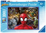 Pusle Ravensburger XXL Spiderman 10728, 49 cm x 36 cm, 100 tk, mitmev&auml;rviline