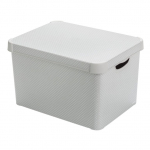 Kaanega hoiukarp Curver Deco Stockholm L, hall v., 39.5 x 29.5 x 25 cm