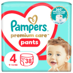 P&uuml;ksm&auml;hkmed Pampers Premium Care Pants, 4 suurus, 9 - 15 kg, 38 tk