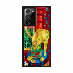 Telefoni &uuml;mbris iKins Samsung Galaxy Note 20 Ultra Cat with Red fish, Samsung Galaxy Note 20 Ultra, punane