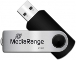 USB m&auml;lupulk MediaRange MR912, h&otilde;be v./must v., 64 GB