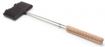 Vahvlik&uuml;psetaja Petromax Waffle, teras/puit/malm, 20 cm, must v.
