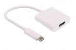 Adapter MicroConnect USB Type-C, HDMI, valge