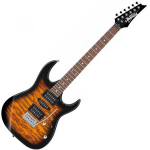 Elektrikitarr Ibanez GRX70QASB, pruun v./must v.