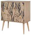 Kummut Kalune Design City Daisy, mitmev&auml;rviline, 89 cm x 80 cm x 40 cm