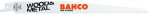 Edasi-tagasi liikuv saetera Bahco Sandflex Bi-Metal Sawblades SL, metall, 300 mm, 2 tk