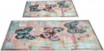 Vannitoamattide komplekt Foutastic 299ANR1560, mitmev&auml;rviline, 150 cm x 60 cm
