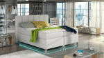 Voodi poolteist istekohta Basilio Soft 17, 140 x 200 cm, valge v., madratsiga