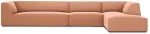 Nurgadiivan Micadoni Home Ruby 5 Seats, roosa v., parem, 366 x 180 cm x 69 cm