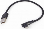 Kaabel Gembird CC-USB2-AMLML-0.2M, Lightning/USB, 20 cm, must