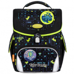 Kooli seljakott Tiger Family Pixel Dino, must, 31 cm x 19 cm x 36 cm