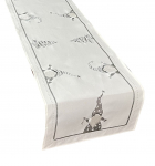 J&otilde;ululaua linik ristk&uuml;likukujuline OS-291-A, valge/hall, 55 x 120 cm
