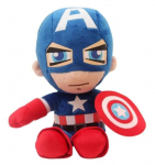 Pehme m&auml;nguasi HappyJoe Captain America, sinine v./punane v., 27 cm