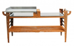 Pitsa ahju laud GrillSymbol Baso, 70 cm x 180 cm x 85 cm