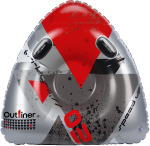 T&auml;ispuhutav kelk Outliner 3705, must v./hall v., 110 cm x 110 cm