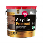 Seinav&auml;rv Vivacolor ACRYLATE PREMIUM, valge v., 18 l