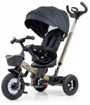 Kolmerattaline jalgratas Milly Mally Movi, kuldne v./must v.