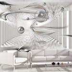 Fototapeet Artgeist White Bullets, 70 cm x 70 cm