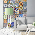 Tapeet Artgeist Colorful Mosaic WSR10M762-P, 1000 cm x 50 cm