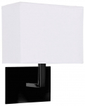 Valgusti seinale Searchlight Hotel 5519BK, E27, 1 x 60 W, must v.