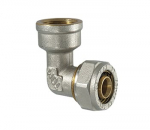 Pingutatav torup&otilde;lv TDM Brass 1070, 90 &deg;, 32mm x 1", messing/nikkel