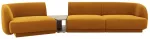 Mooduldiivan Micadoni Miley Blu 68, kollane v., vasak, 300 x 118 cm x 70 cm