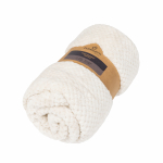 Pleed Domoletti WAFFLE, kreemjasvalge, 150 cm x 200 cm