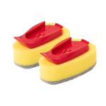 Puhastusk&auml;sn Thema Lux LD2102-H, punane/kollane, 2 tk