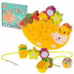 Puidust tasakaalustav pusle, 12 cm, mitmev&auml;rviline, 16 tk