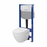 Seinapealse WC-poti komplekt Cersanit, 15.2 cm x 68.2 cm