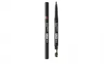Kulmupliiats, pintsliga PUPA Milano Full Eyebrow Pencil, 0.2 g, tumepruun v. 003