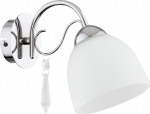 Valgusti seinale Alfa Nata, E27, 1 x 60 W, valge v.