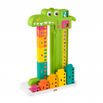 Loendamise m&auml;ng, krokodill Fisher Price Adding, roheline v./mitmev&auml;rviline, 10 tk