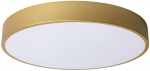 Valgusti plafoon Lucide Unar 79185/40/02, LED, 2700 &deg;K, 1 x 24 W, kuldne v.