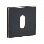 Ukse lukuaugu kate Kuchinox LK6_701A, kuldne v./must v., 5.3 cm x 5.3 cm