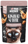 Kassi m&auml;rgtoit Pan Miesko Chicken With Quail, kanaliha, 0.085 kg