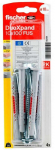 Kruvi, keeratavad metalli sisse Fischer DuoXpand, 10 x 230 mm, h&otilde;be, 4 tk