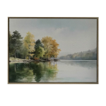 Reproduktsioon Home4you Wally Forest By The Lake, 60 cm x 45 cm