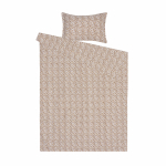 Voodipesukomplekt Okko Leopard, pruunikas v., 50 x 70 cm, 140 x 200 cm, 2 os.