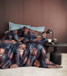 Voodipesukomplekt Domoletti MELODIA, sinine v./oranž v., 50 x 70 cm, 200 x 220 cm, 3 tk