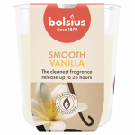 K&uuml;&uuml;nal, l&otilde;hna Bolsius Smooth Vanilla, 25 h, Valge v./Pruunikas v.
