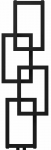 Radiaator Mexen Grid, 8 cm x 111.5 cm, universaalne alumine &uuml;hendus, 279 W, must