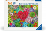 Pusle Ravensburger Succulent Love, 36 cm x 49 cm, 500 tk, mitmev&auml;rviline