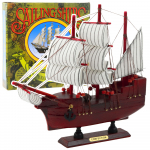 M&auml;ngulaev Lean Toys Sailing Ships, pruun v.