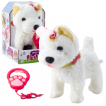 M&auml;nguloom koer Lean Toys Smart Electric Plush, 22 cm, valge v.